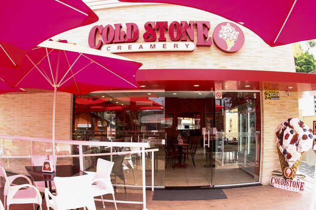 Eisdiele der Eisdielenkette - Cold Stone Creamery - in Curitiba ...