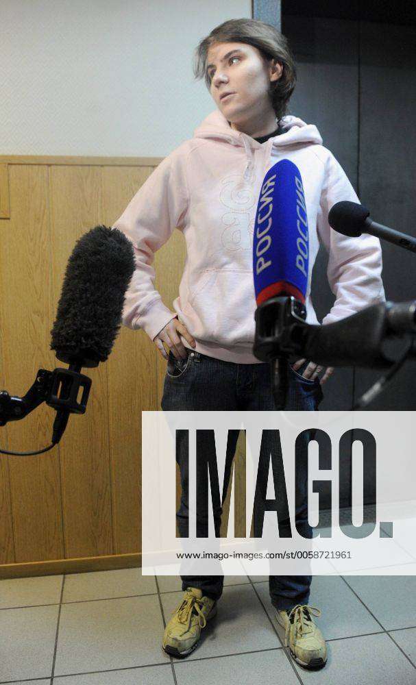 Itar Tass Moscow Russia November 20 2012 Freed Pussy Riot Member Yekaterina Samutsevich