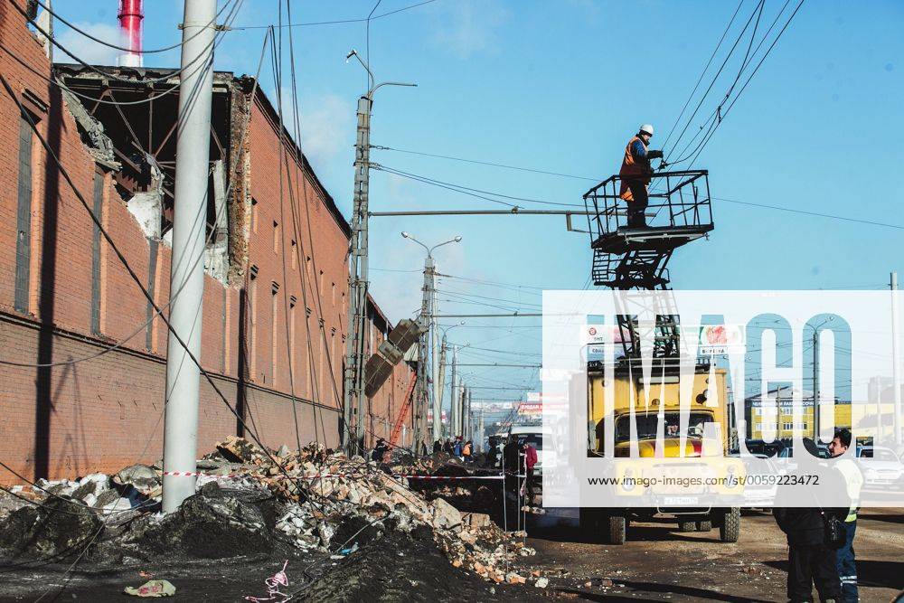 ITARTASS CHELYABINSK, RUSSIA, FEBRUARY 15, 2013. The building of the