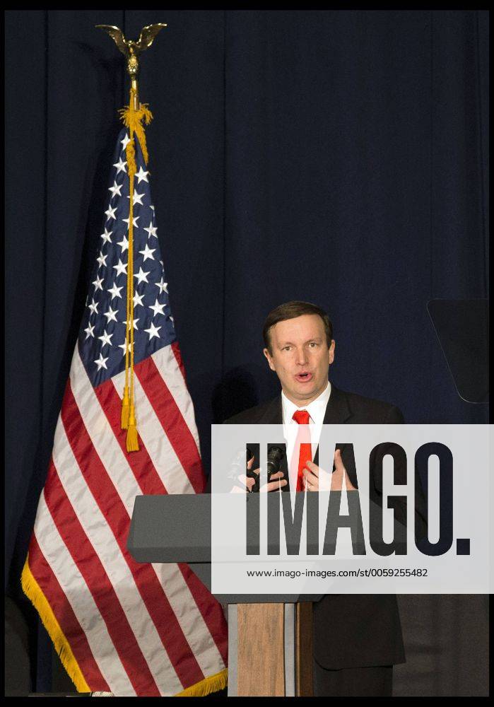 Democratic Senator Chris Murphy of Connecticut, speaks at a conference ...