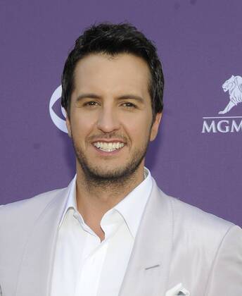 Host Luke Bryan arrives at the 48th annual Academy of Country Music ...