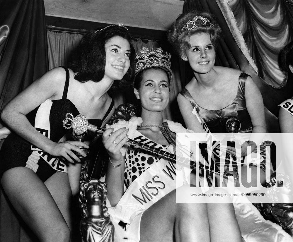 Catharina Lodders (Miss Holland) was enthroned as Miss Woorld 1962 at ...