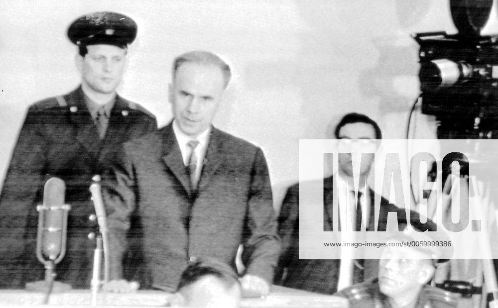 Spy Trial opens. Moscow: Soviet scientific worker Oleg Penkovsky, 43 ...