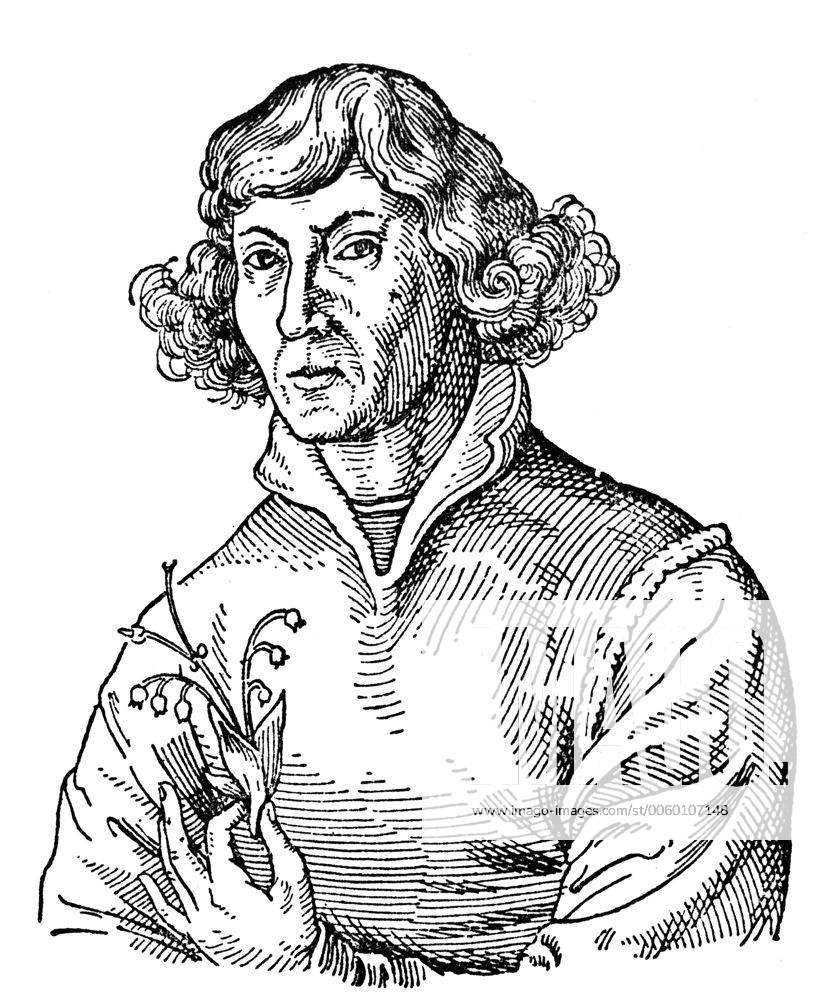 Nicolaus Copernicus Leading The Theories Of Suncentered