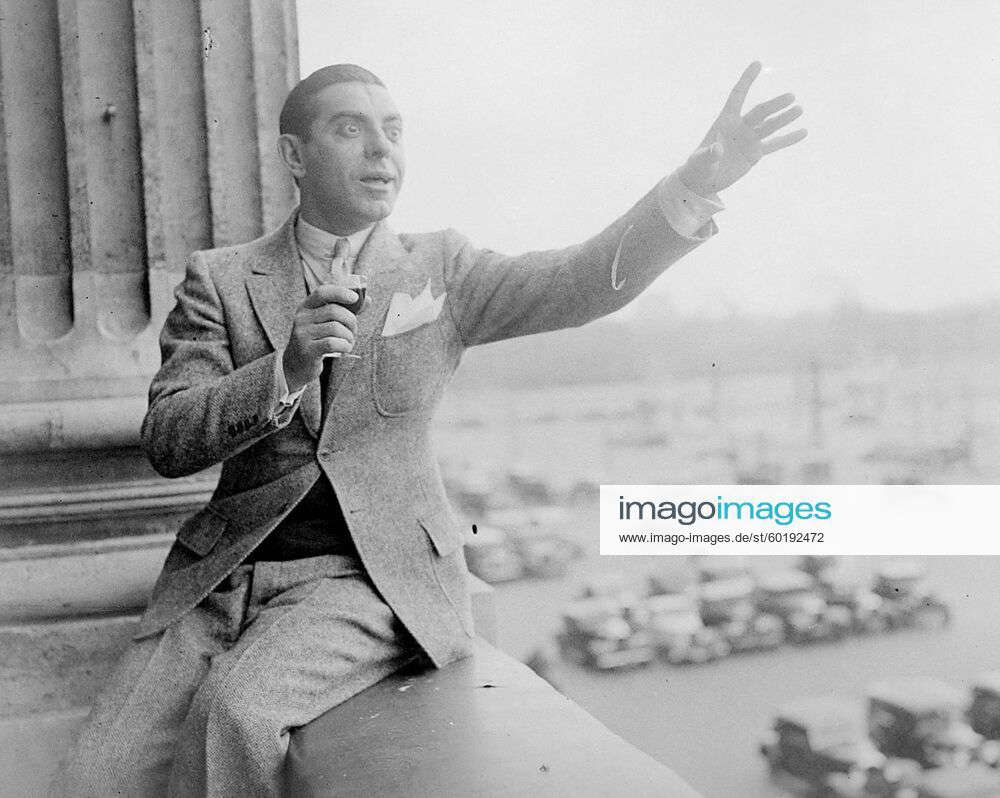 Eddie Cantor ( American film comedian ) rolling those famous eyes of ...