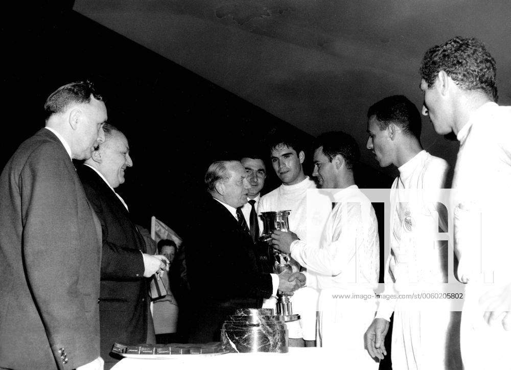 19th May 1960 European Cup winners, Real Madrid. Photo shows Mr E