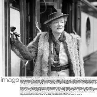 At Waterloo Station leaving for U.S.A. Miss Peggy Wood the well known ...