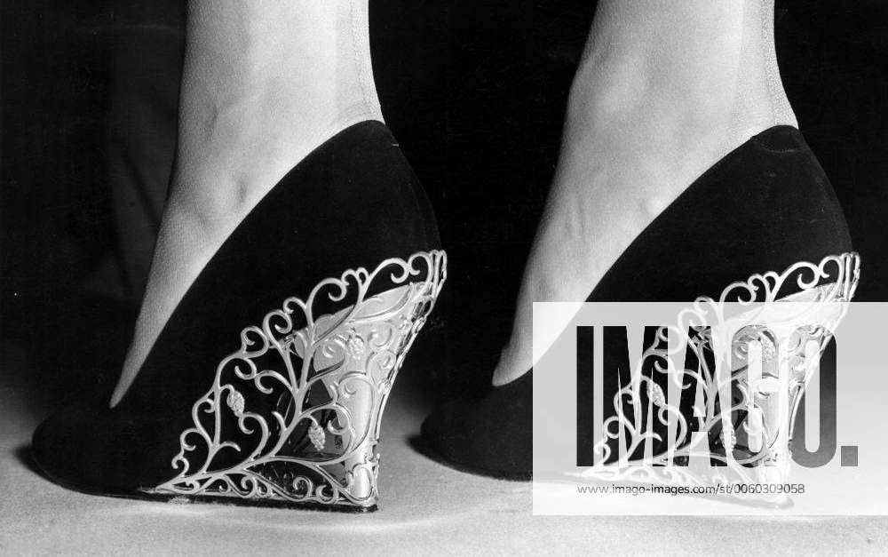 The most expensive shoes on show - by Holmes of Norwich - a pair of ...