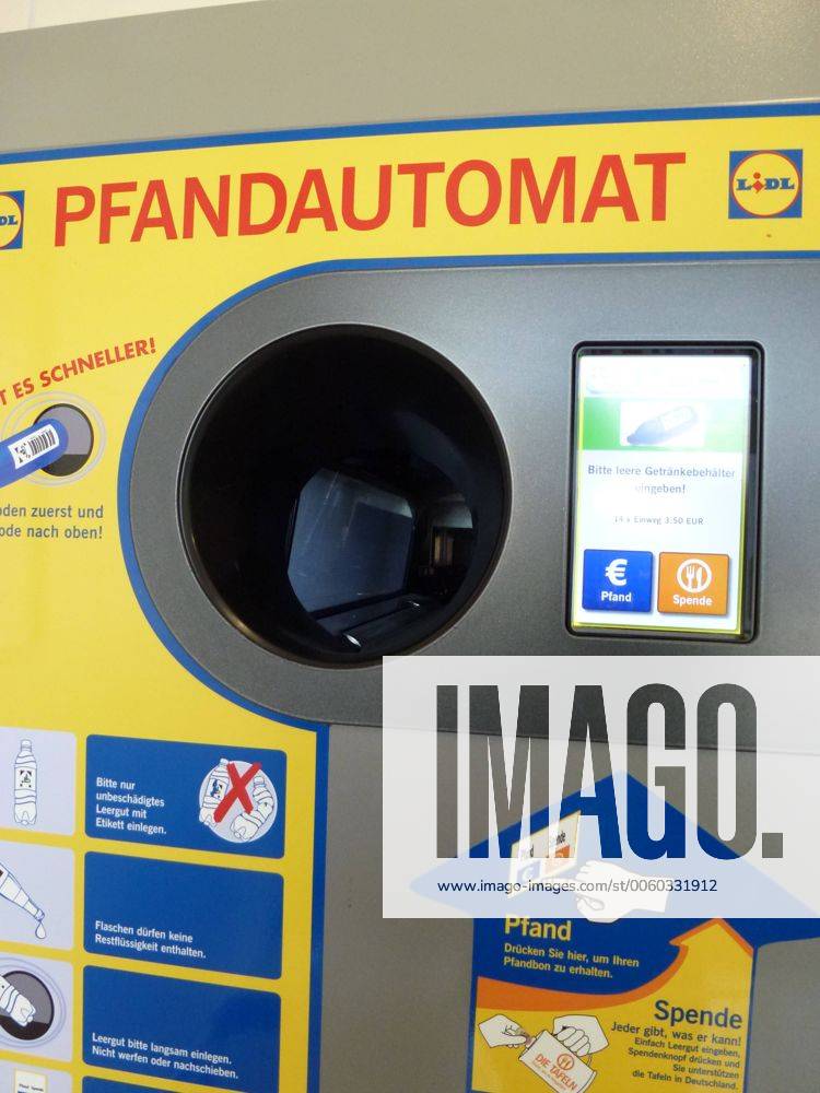 Pfandautomat aufgenommen am 05.08.2013 in