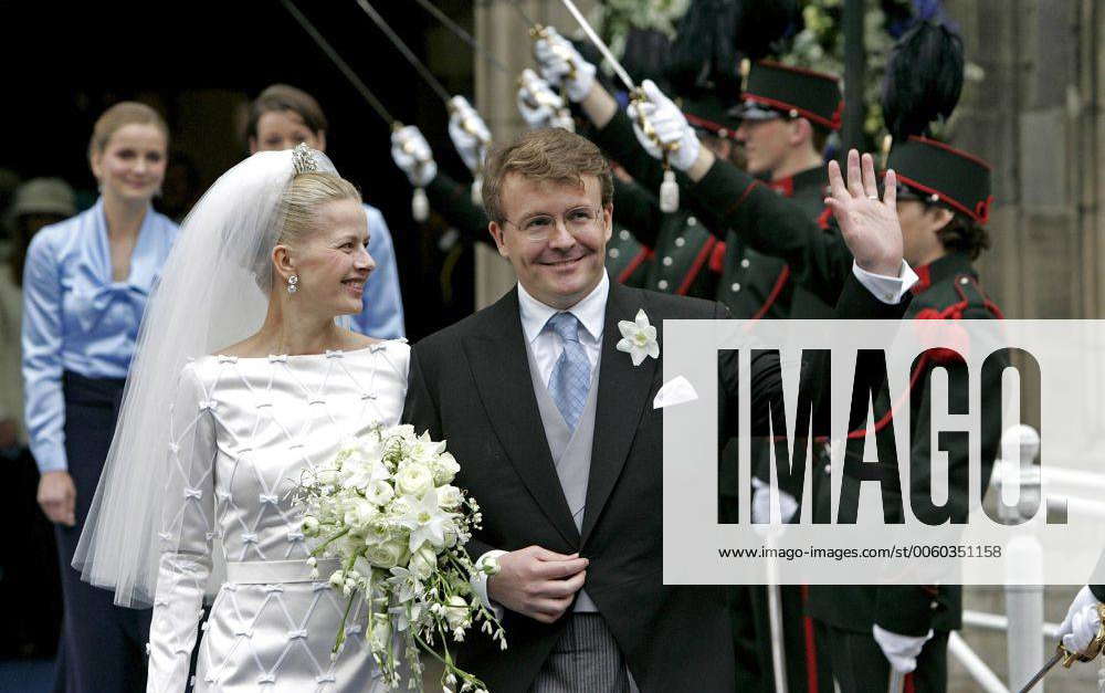 Hochzeit von Prinz Friso der Niederlande und Mabel wisse Smit in Delft