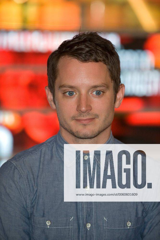 Actor Elijah Wood attends a photocall with Producers Adrian Guerra and ...