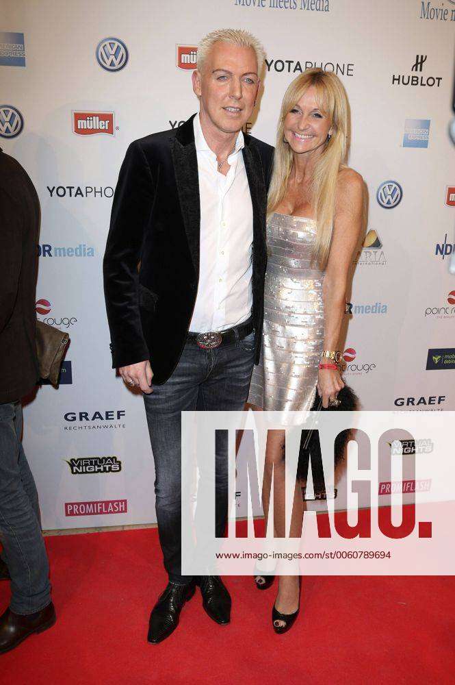 H.P. Baxxter mit Freundin Nikola Jancso beim Movie meets Media Event im ...