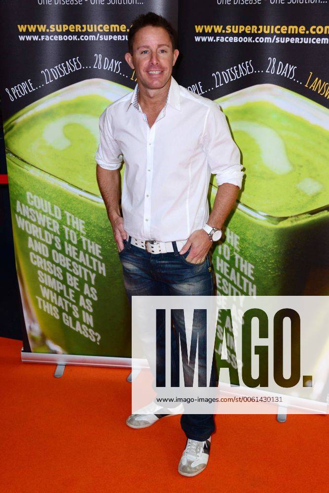 Jason Vale attends Super Juice Me! UK film premiere of documentary