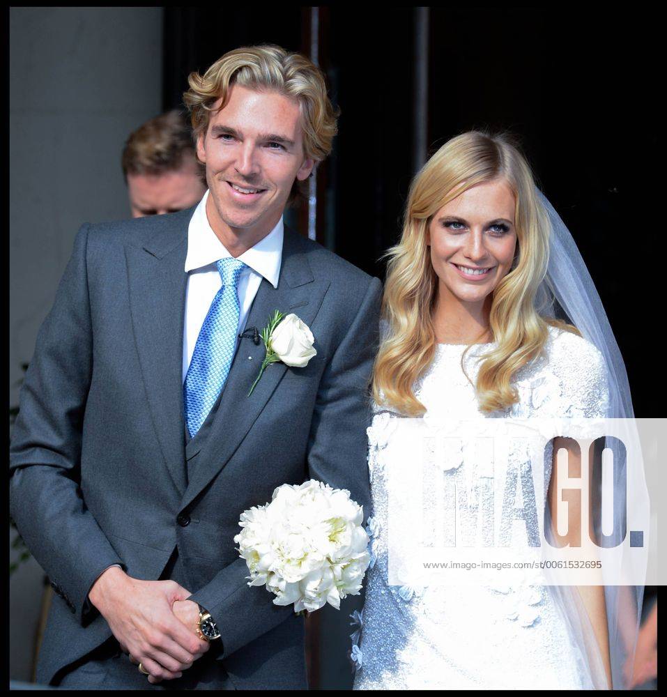 Poppy Delevingne with her new husband James Cook at St.Paul s Church in ...