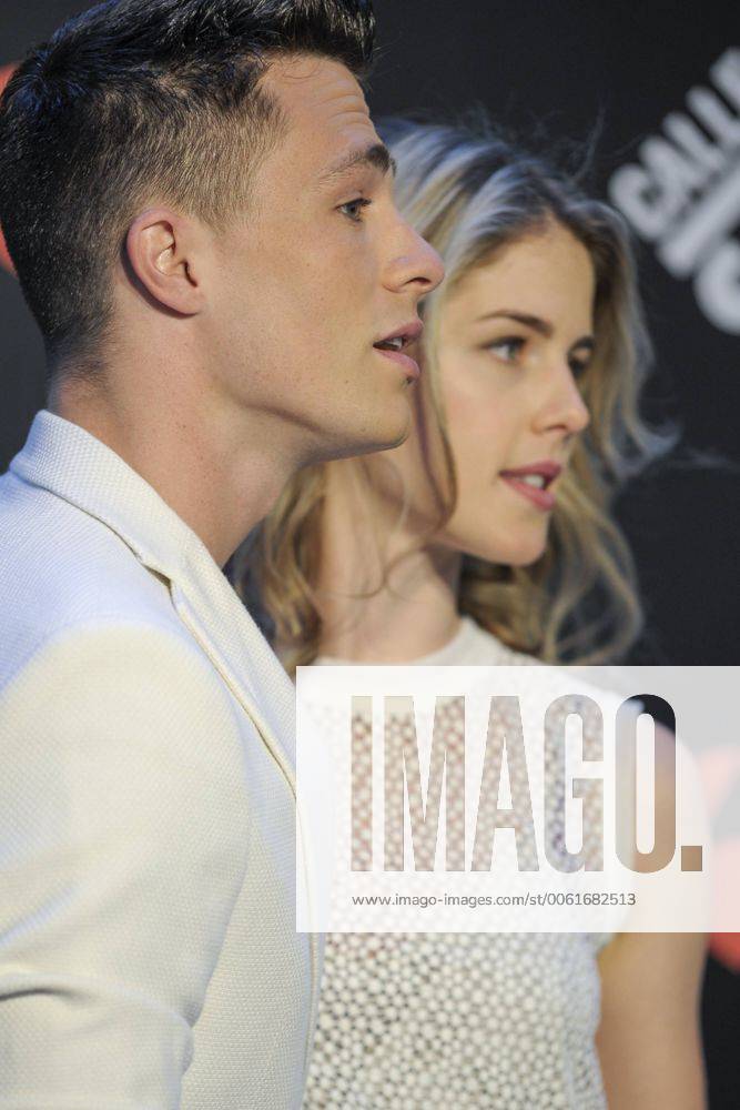 Emily Bett Rickards and Colton Haynes have attended the photocall for