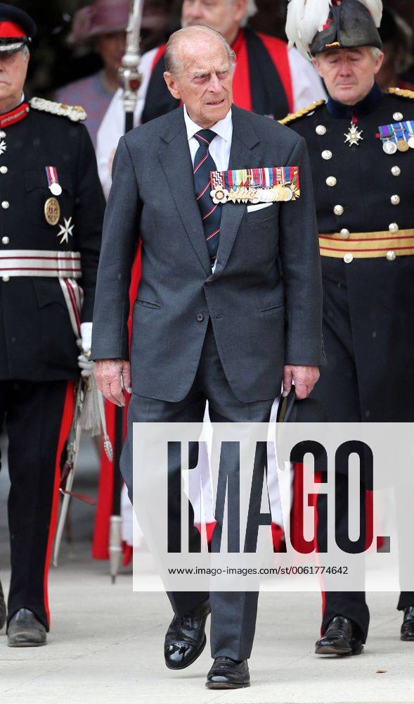 28 06 2014. London, United Kingdom. The Duke of Edinburgh arriving at