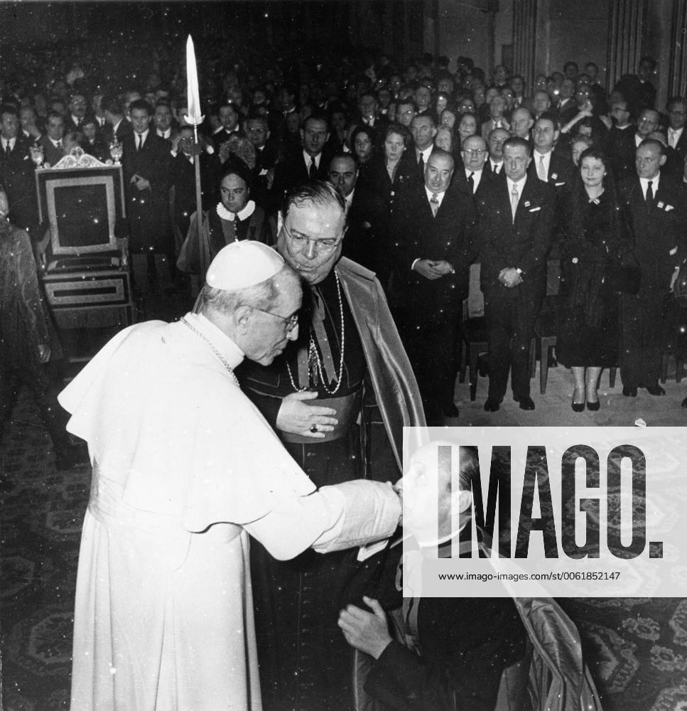 Pius Xii Rome Oct. 31, 1955 - Rome, Italy - POPE PIUS XII reigned as Head of the ...