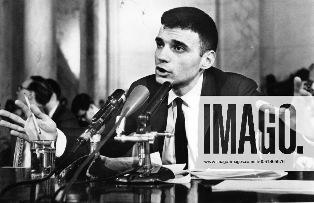 May 12, 1966 - Washington D.C., USA - RALPH NADER, U.S. consumer ...