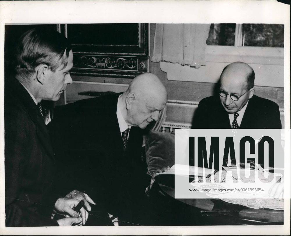 Jun. 06, 1951 - Sibelius receives Academy Delegation at opening of ...