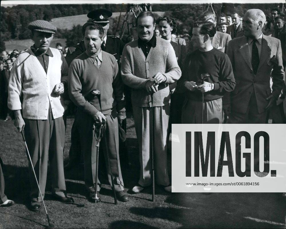 Sep. 09, 1952 - Charity Golf Match At The Temple Golf Club. The Four ...