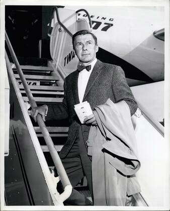 Feb. 24, 1975 - Idelwild Airport, N.Y. Mat 4: Popular Actor David Wayne ...