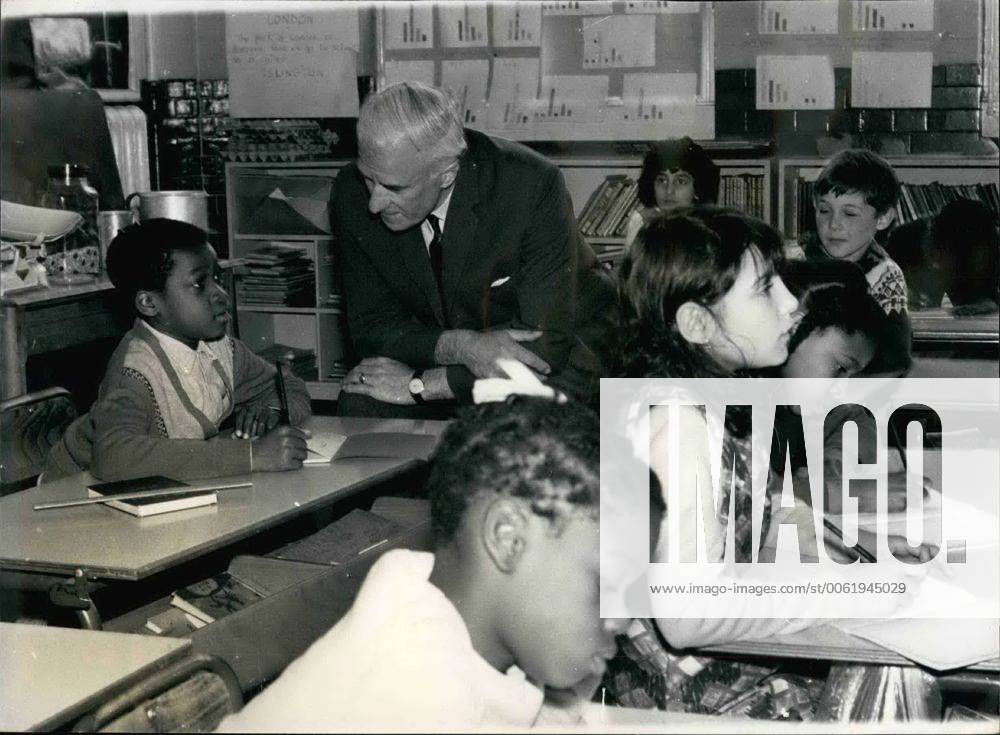 May 05, 1968 - Education Minister Visit Schools with a large proportion ...