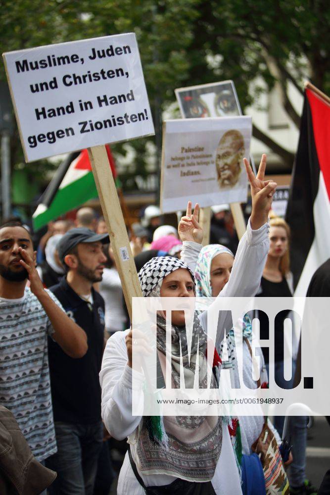 Demo In Berlin GER, Berlin, 20140725, Demonstration Gegen Israel, Krieg ...