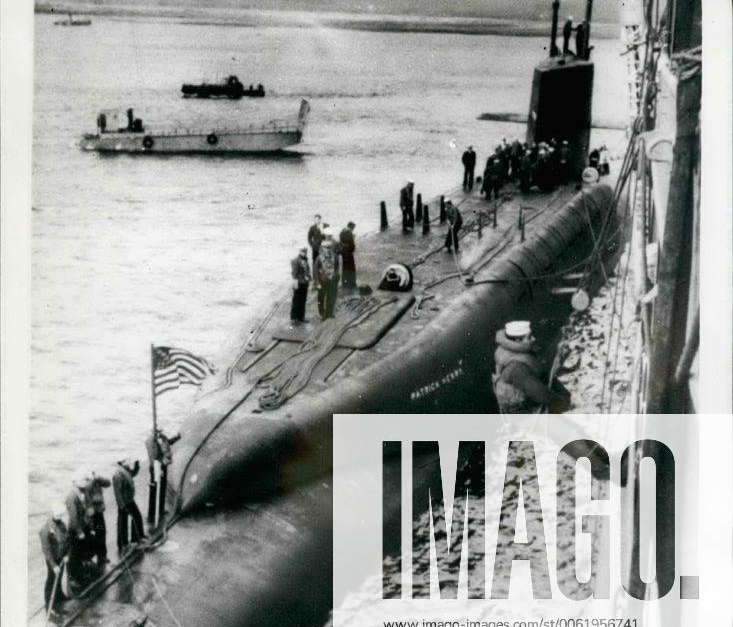 Mar. 03, 1961 POLARIS SUBMARINE ARRIVES IN HOLY LOCH The 6700ton American Polaris submarine