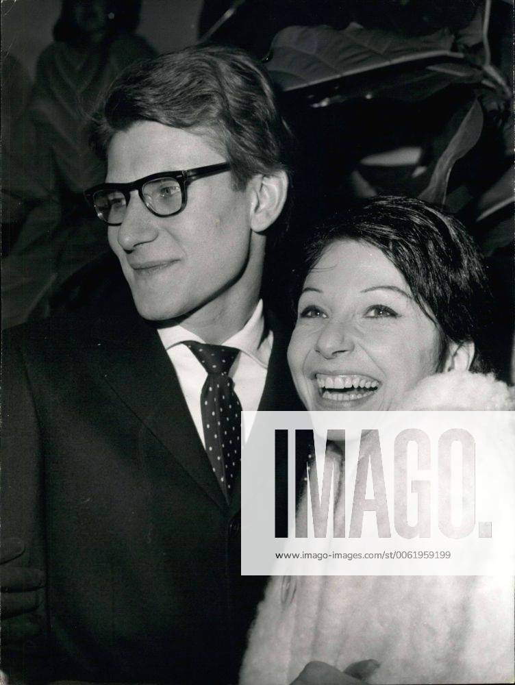 Jan. 29, 1962 - Yves Saint-Laurent presented his first