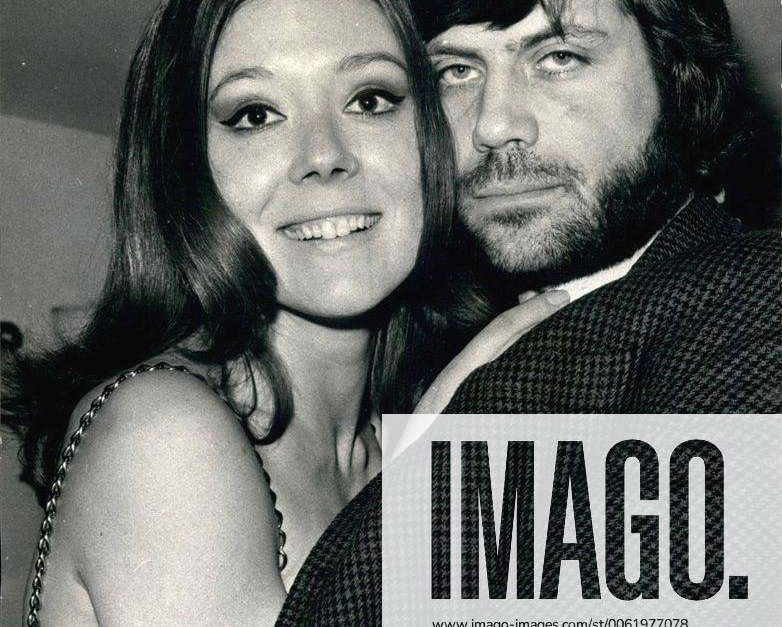 Diana Rigg and Oliver Reed promoting the 1967 film The