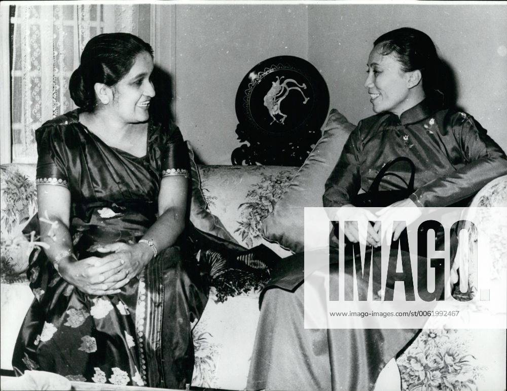 Aug. 08, 1970 - Madame Binh in Ceylon. Madame Nguyen Thi Binh, minister ...