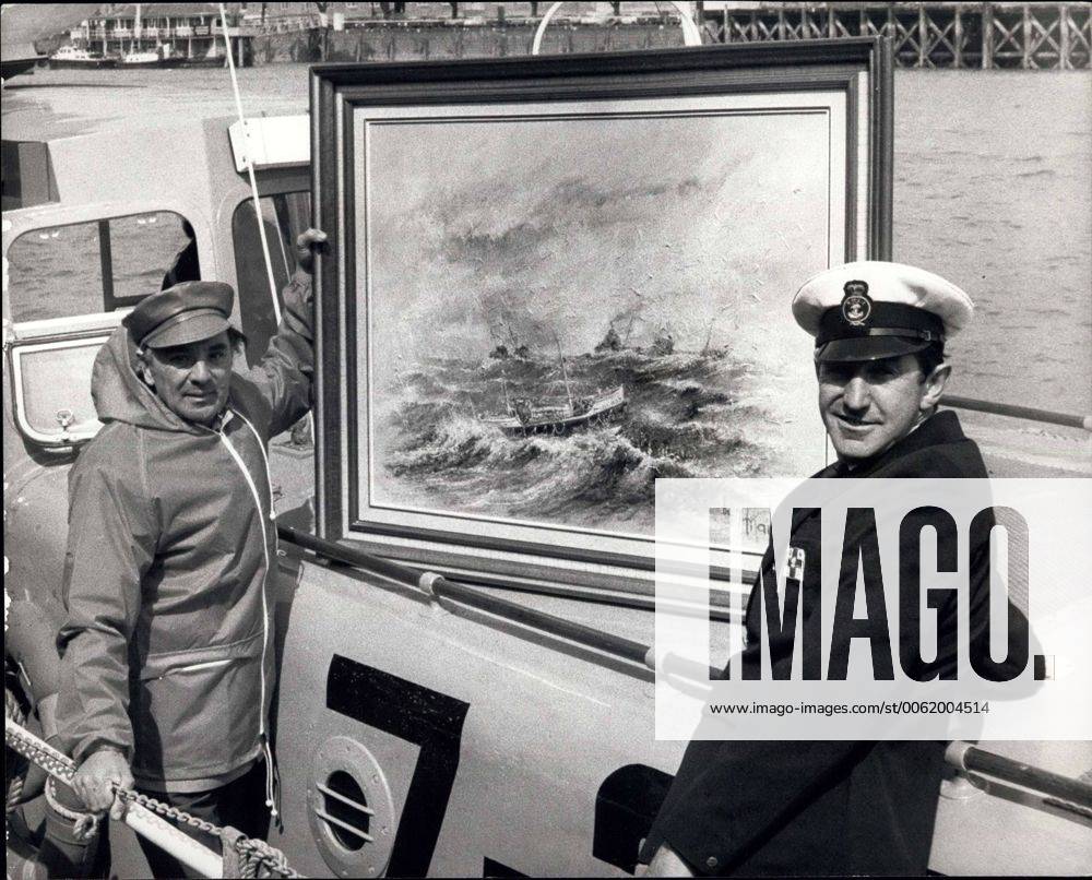 Apr. 23, 1974 - Artist Ben Maile and new Painting. Today-St, George s ...