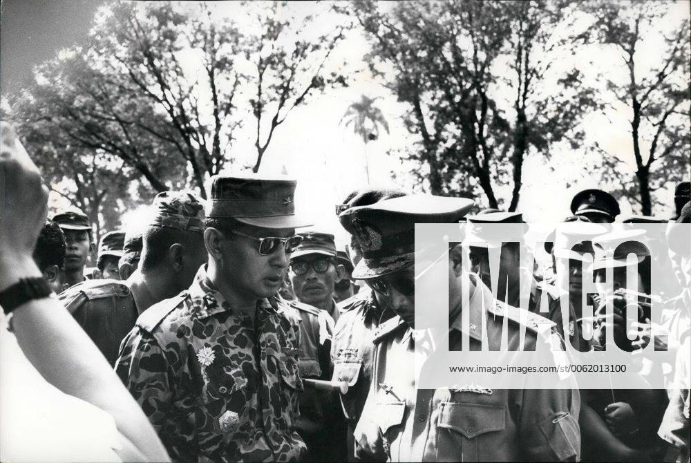 Grief exchanged - Maj. General Suharto (left) newly appointed Army ...