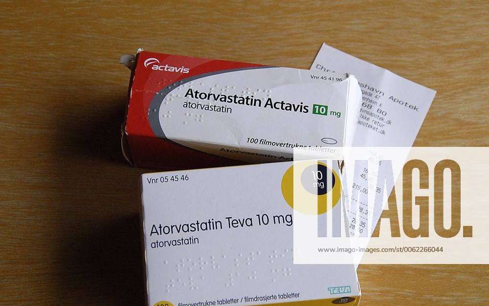 Kastrup, Dänemark: Arzneimittel Atorvastatin und Actavis (10 mg)