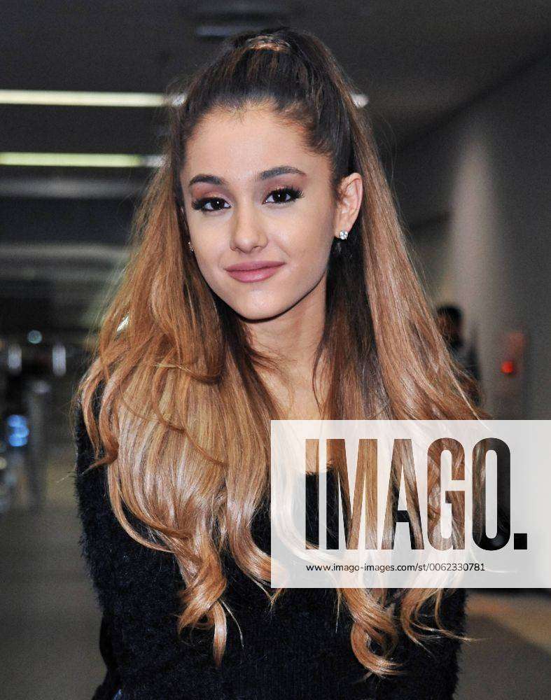 Singer Ariana Grande is seen upon arrival at Narita International News  Photo - Getty Images