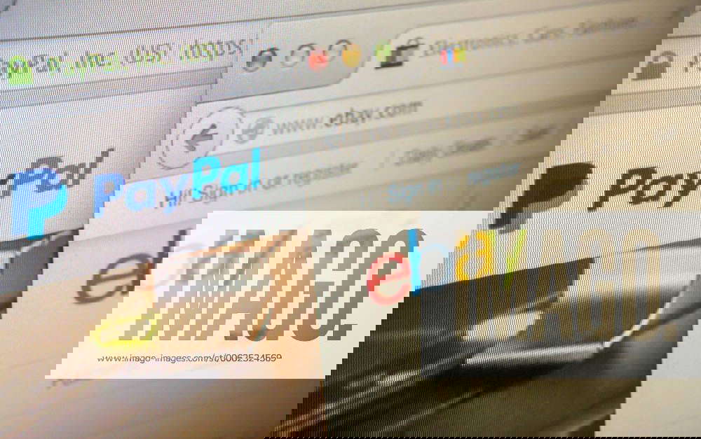 EBay to spin off PayPal The EBay and PayPal home pages are seen on