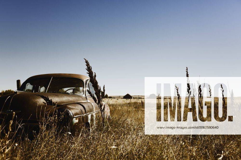 Canada, Junk yard with old US cars