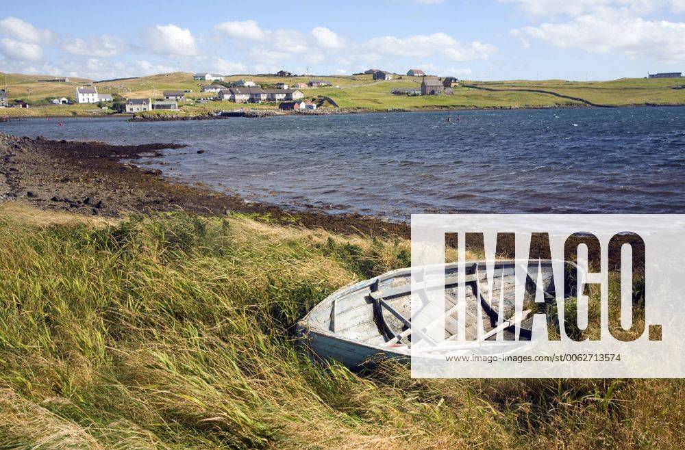 Village of Walls, Mainland, Shetland Islands, Scotland Village of Walls