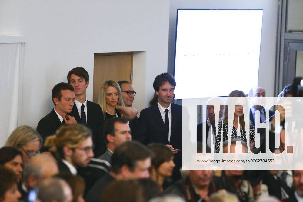 Natalia Vodianova, Antoine Arnault and Delphine Arnault attend the