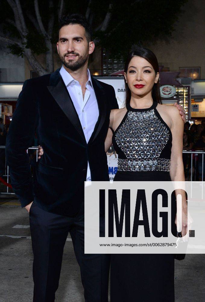 Prince Karim Abu Naba a (L) and actress Katherine Castro attend the