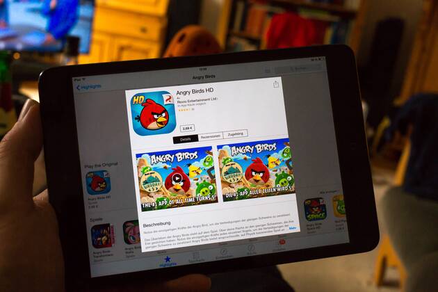 Angry Birds im App-Store auf eine iPad Kultspiel Angry Birds feiert ...