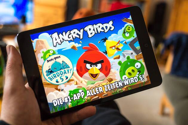 Angry Birds im App-Store auf eine iPad Kultspiel Angry Birds feiert ...