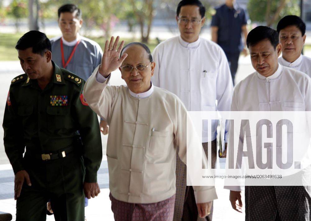 (150112) -- NAY PYI TAW, Jan. 12, 2015 -- Myanmar President U Thein ...