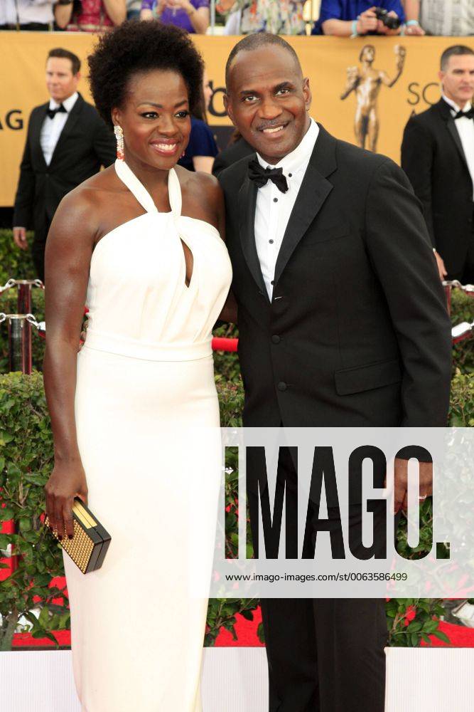 Viola Davis und Julius Tenno bei der Verleihung der 21. Screen Actors ...