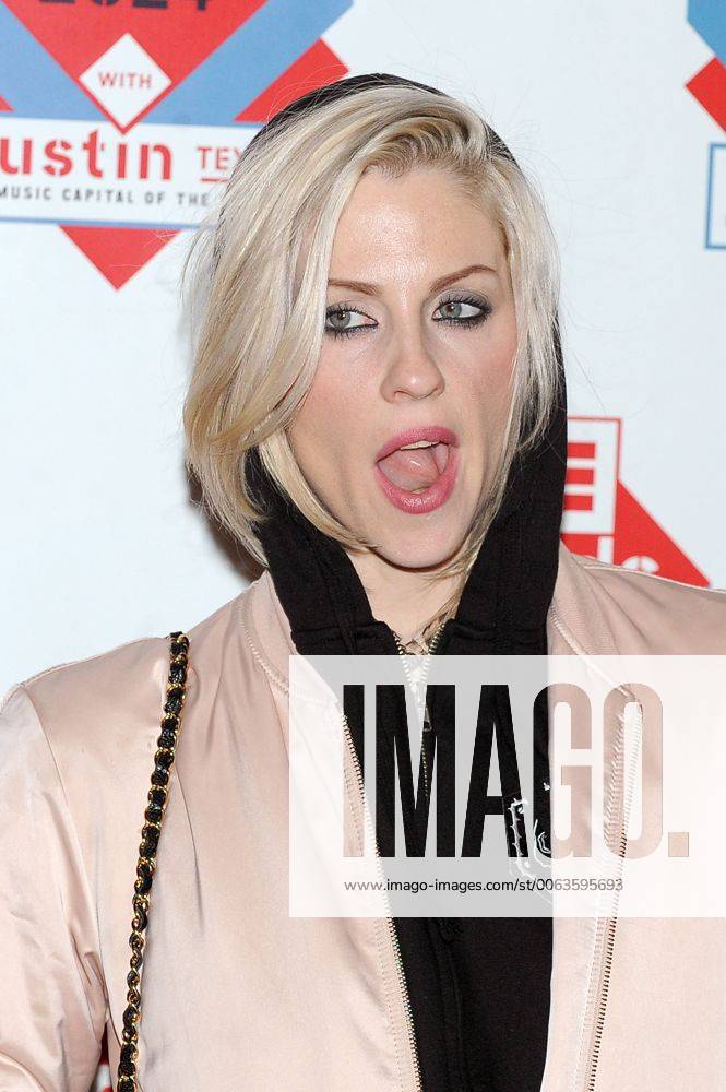 Brody Dalle attends the NME Awards 2014 at Brixton Academy in London ...