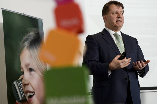 - BRUSSELS, BELGIUM: Mobistar CEO Jean-Marc Harion pictured during a ...