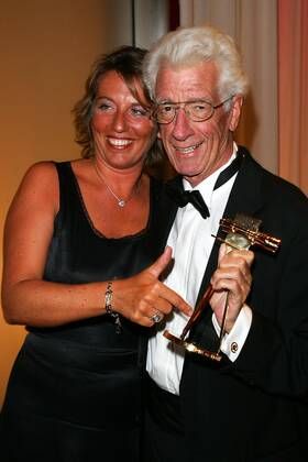 GOLDENE KAMERA Party - Berlin Rudi Carrell, Preistraeger mit Frau ...