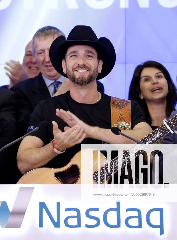 Craig Campbell rings the closing bell at the Nasdaq in Times Square in ...