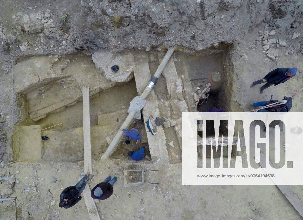 March 17, 2015 - Varna, BGR - Bulgarian Archaeologists Work At Newly ...