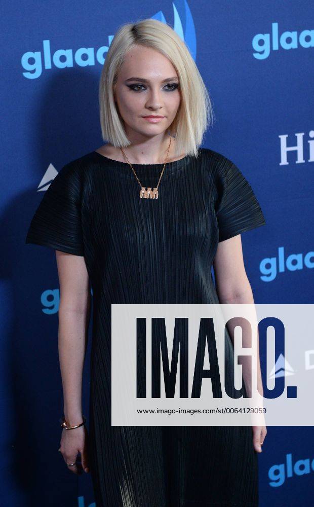 Actress Clementine Creevy attends the 26th annual GLAAD Media Awards at ...